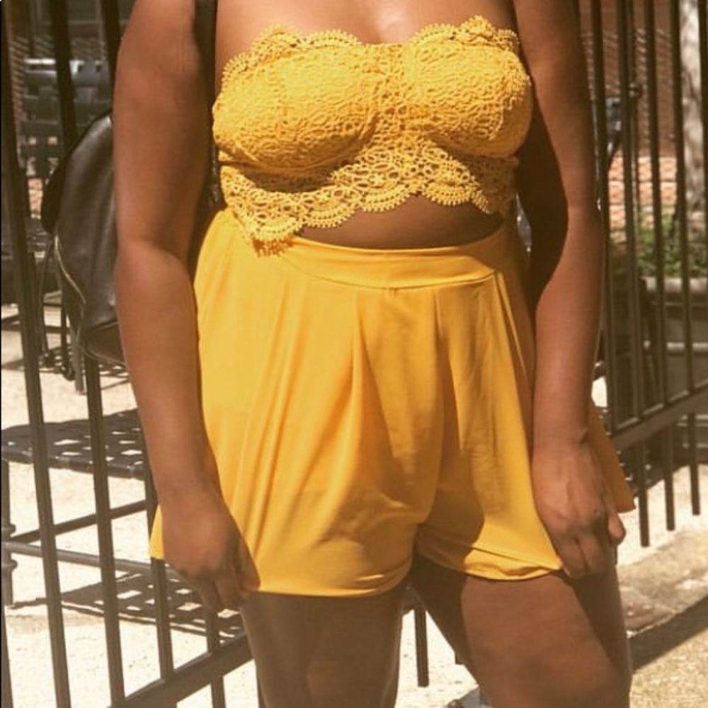Fashion Nova strapless romper